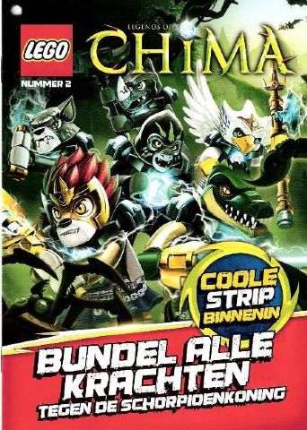 LEGENDS OF CHIMA Comic Book - Issue 2 - Bundel Alle Krachten Tegen De Schorpioenkoning (086444-NL)