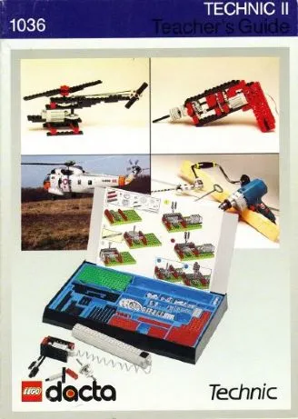Teacher's Guide to TECHNIC II for Set 1032 (Blue / Gray Version of 1036 - 107517-USA)