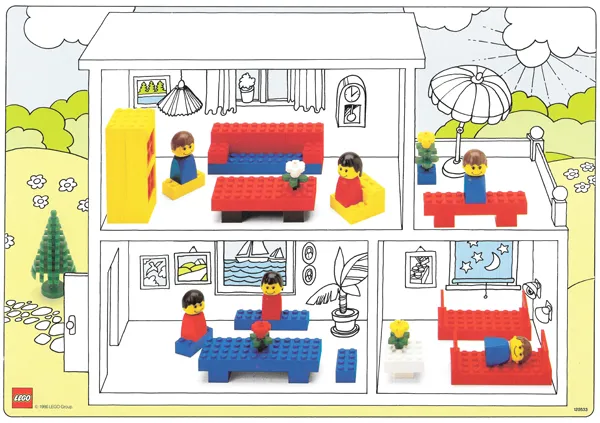 Set 1050 Activity Card 2 - Inside the houses/Things that fly (120533)