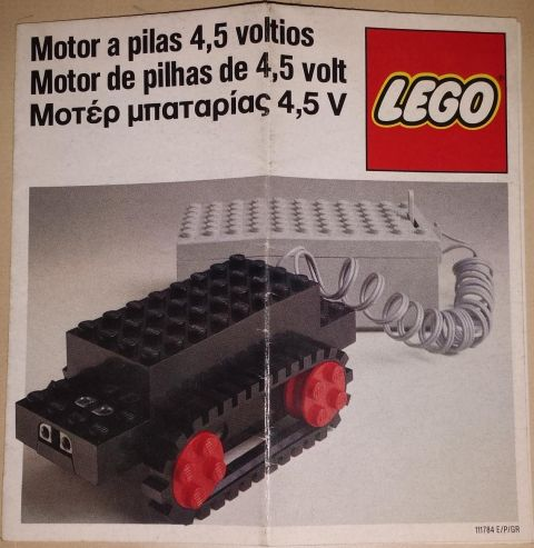 Motor a pilas 4,5 voltos (111784 E/P/GR)