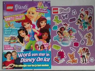 Friends Magazine with Sticker Sheet (Dutch)