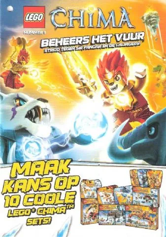 LEGENDS OF CHIMA Comic Book - Issue 3 - Beheers het Vuur (25094462_BENL)