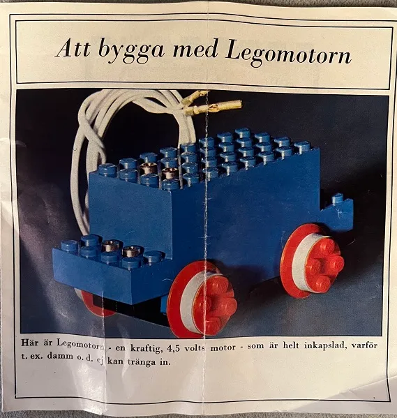 Att bygga med Legomotorn (3166-Sv)