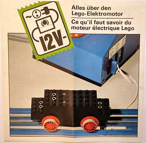Alles über den Lego-Elektromotor - Ce qu'il faut savoir du moteur électrique Lego 12V (3345-Schw.)