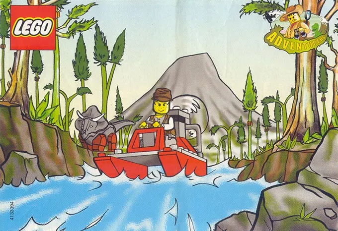 Adventurers Mini Comic Book from Set 5912