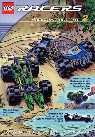 Racers Official Guide and Comic Book - Offizielles Racing-Programm 2 (418.4387-DE)