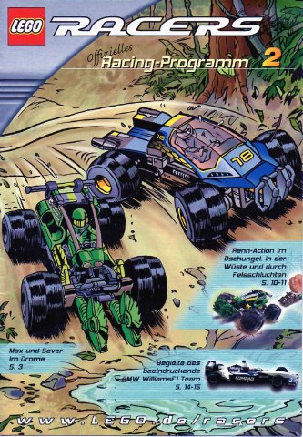 Racers Official Guide and Comic Book - Offizielles Racing-Programm 2 (418.4387-DE)