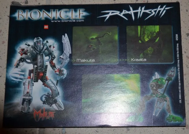 BIONICLE - Rahkshi Informational Card