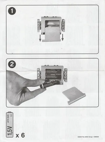 Technic Battery Box Leaflet - Set 8287