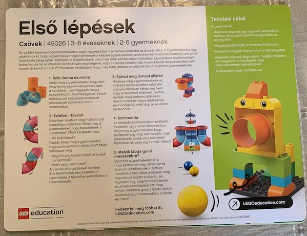 Set 45026 Activity Card 9 (Hungarian/Spanish)