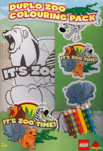 Coloring Book, DUPLO Zoo Coloring Pack 'It's Zoo Time!'