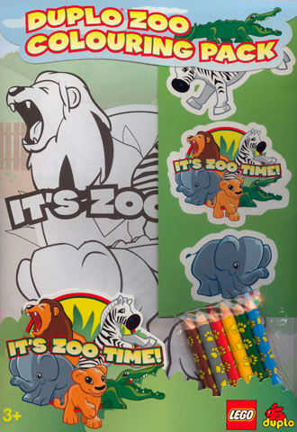 Coloring Book, DUPLO Zoo Coloring Pack 'It's Zoo Time!'