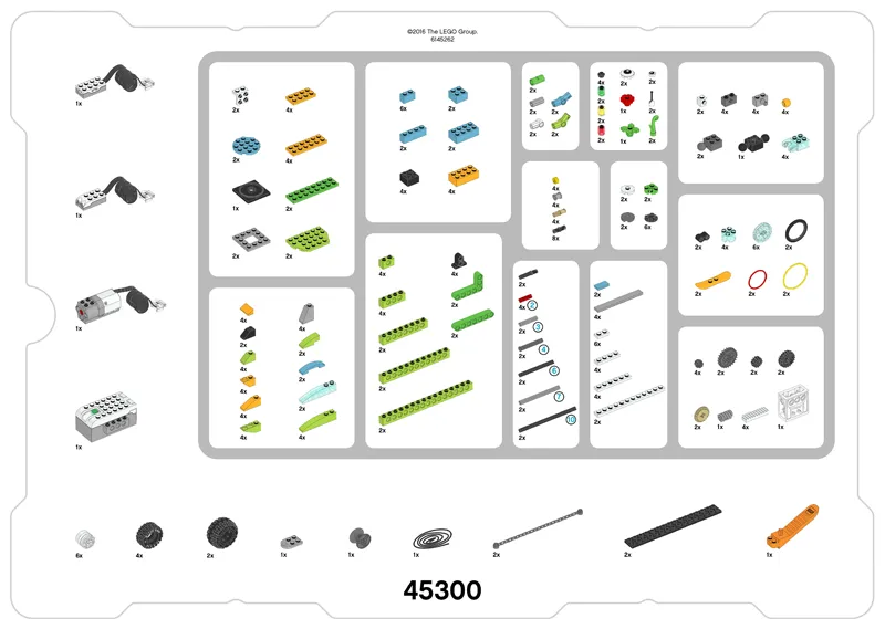 Set 45300 Cover and Inventory Card (6145262)