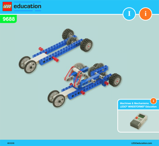 Machines & Mechanisms Lego Mindstorms Education (for use with 9688 plus 9695/9648, 9697)