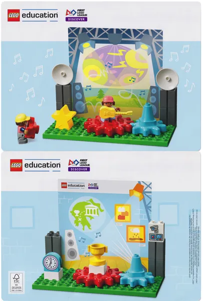 Set 45825 - Activity Card 1 - Concert Stage / Museum Exhibition