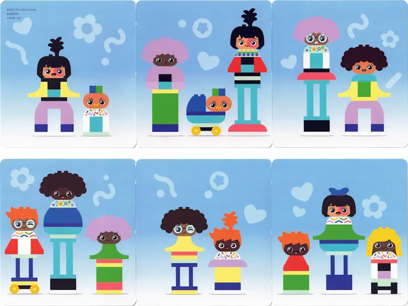 Set 10423 - Activity Cards - Leporello Booklet of 3 Cards