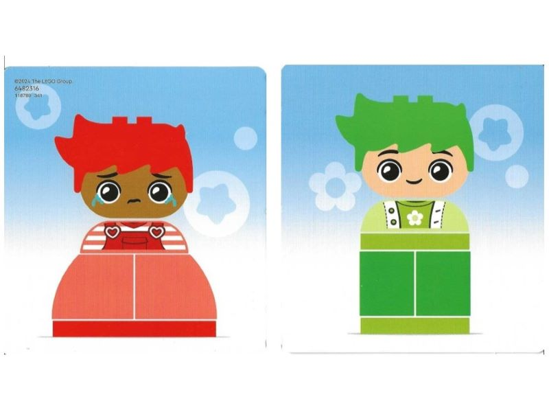 Set 10415 - Activity Card 1 - Boy Sad / Happy