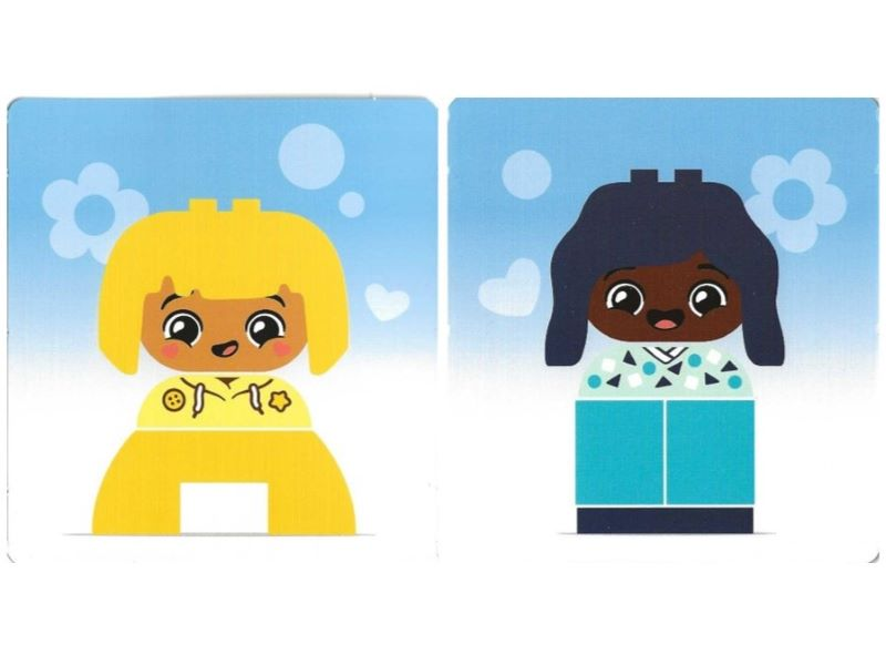 Set 10415 - Activity Card 2 - Girl Excited / Happy