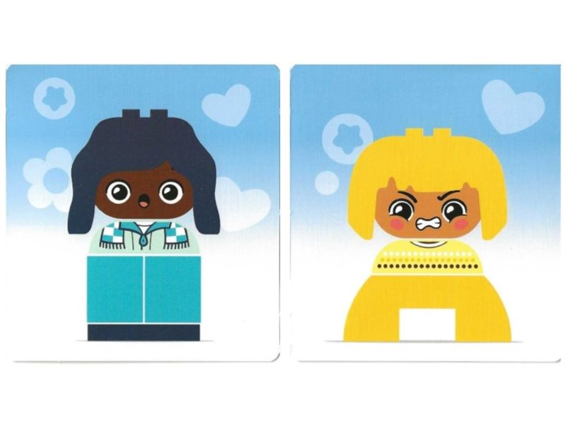 Set 10415 - Activity Card 3 - Girl Surprised / Angry