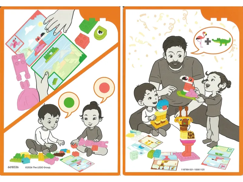 Set 10472 - Activity Card 10 - Man with Children