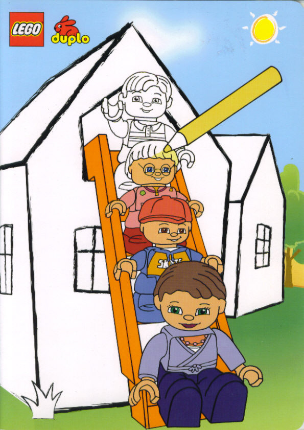 Coloring Book, DUPLO (24 pages, heavy paper)