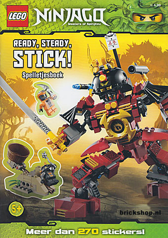 NINJAGO - Ready, Steady, Stick! Spelletjesboek (Dutch Edition)