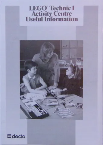 LEGO Technic 1 Activity Centre Useful Information (AU version for 9603 - 117622)