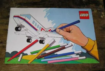 Coloring Fun Book with Aircraft on Cover (8 pages)