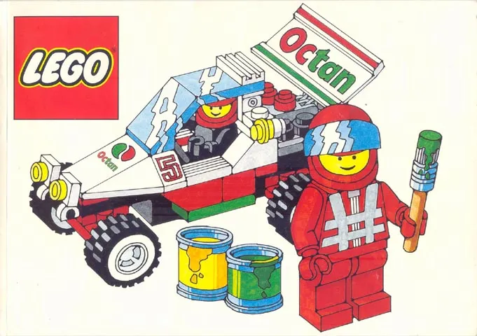 Coloring Fun Book with Octan Racer on Cover (8 pages)