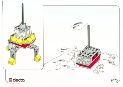 Set 9745 Activity Card  5 - Outer Space