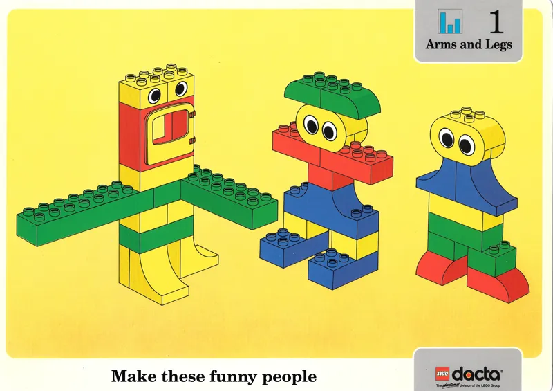 Set 9512 Activity Card 1 - Arms and Legs UK/AUS Version (4101811)