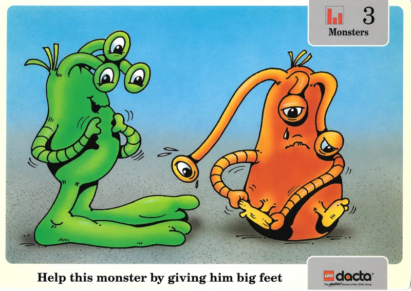 Set 9512 Activity Card 3 - Monsters UK/AUS Version (4101811)
