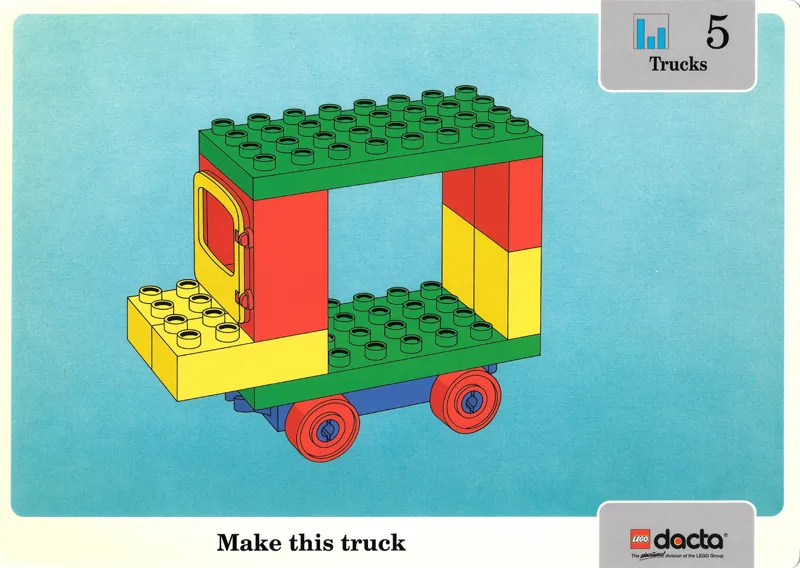Set 9512 Activity Card 5 - Trucks UK/AUS Version (4101811)