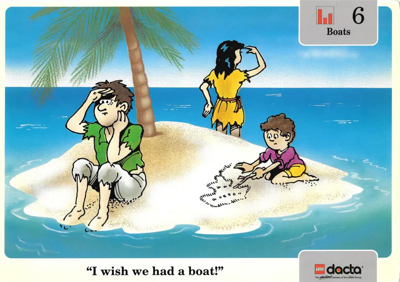 Set 9512 Activity Card 6 - Boats UK/AUS Version (4101811)