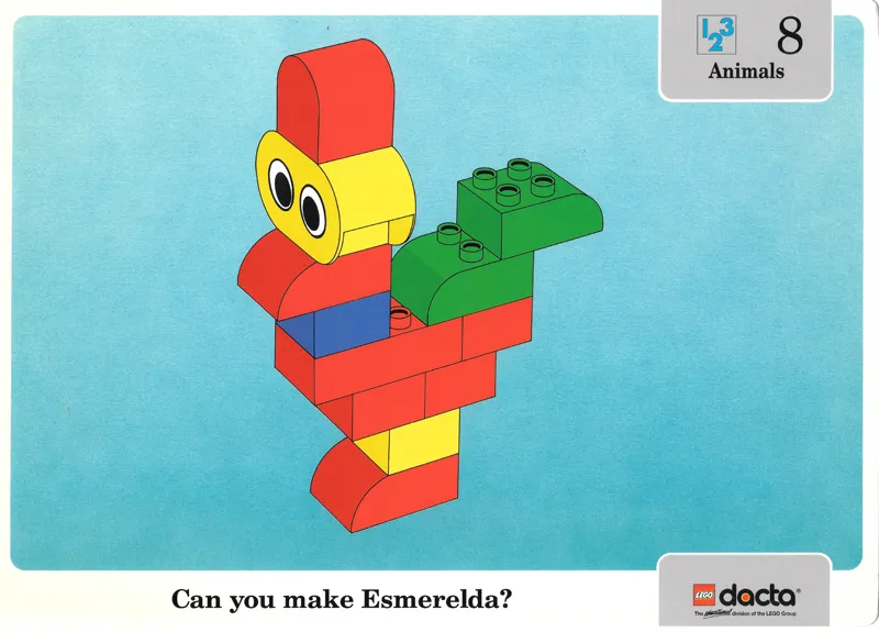 Set 9512 Activity Card 8 - Animals UK/AUS Version (4101811)