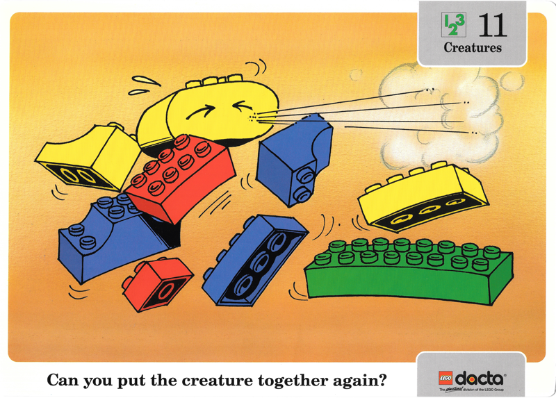 Set 9512 Activity Card 11 - Creatures UK/AUS Version (4101811)