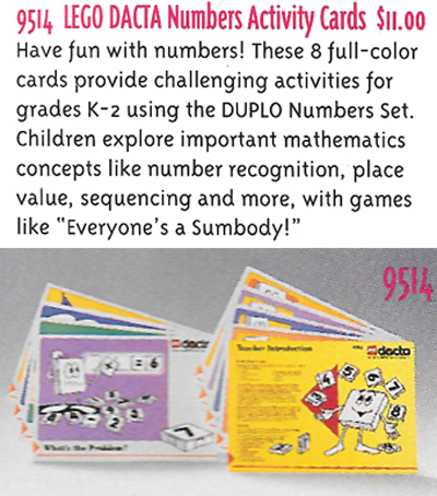 Numbers Activity Cards