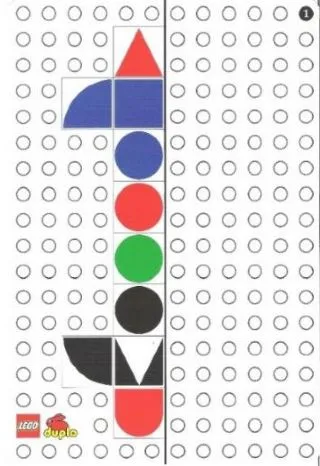 Set 9534 Activity Card  1 - Activities 1 & 2 (Black 1)