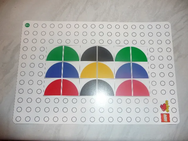 Set 9534 Activity Card 11 - Activities 7 & 8 (Green 7)