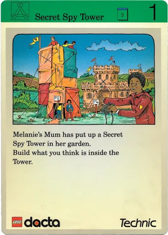 Set 9603 Activity Card Exploration 1 - Secret Spy Tower AUS version (117922)