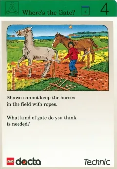 Set 9603 Activity Card Exploration 4 - Where's the Gate?