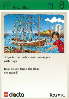 Set 9603 Activity Card Exploration 8 - Flag Ship