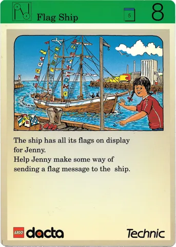 Set 9603 Activity Card Exploration 8 - Flag Ship AUS version (117922)