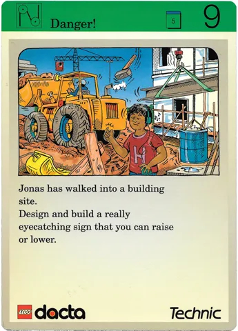 Set 9603 Activity Card Exploration 9 - Danger! AUS version (117922)