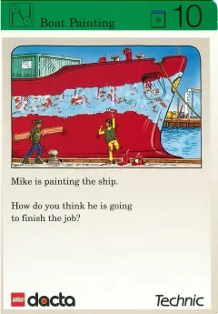 Set 9603 Activity Card Exploration 10 - Boat Painting