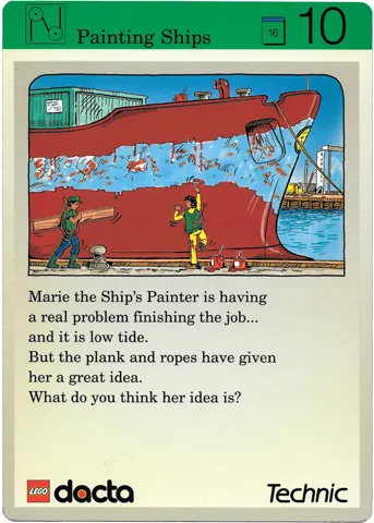 Set 9603 Activity Card Exploration 10 - Painting Ships AUS version (117922)