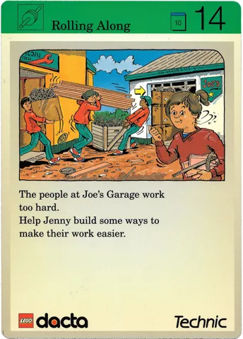 Set 9603 Activity Card Exploration 14 - Rolling Along AUS version (117922)