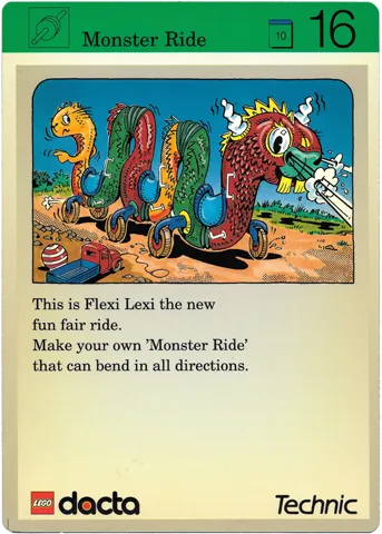 Set 9603 Activity Card Exploration 16 - Monster Ride AUS version (117922)