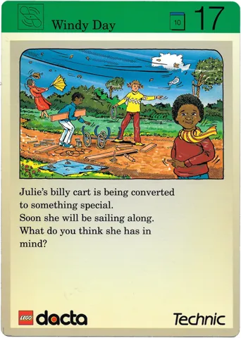 Set 9603 Activity Card Exploration 17 - Windy Day AUS version (117922)