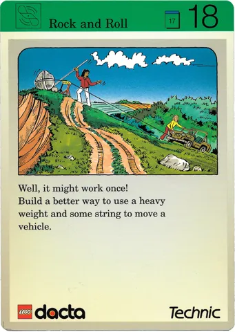 Set 9603 Activity Card Exploration 18 - Rock and Roll AUS version (117922)